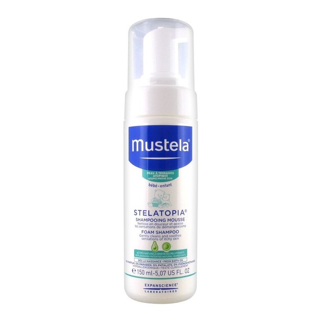 Mustela Stelatopia Foam Shampoo Για τα Ευαίσθητα Μαλλιά του Νεογέννητου 150ml Mustela Stelatopia Foam Shampoo Για τα Ευαίσθητα Μαλλιά του Νεογέννητου 150ml