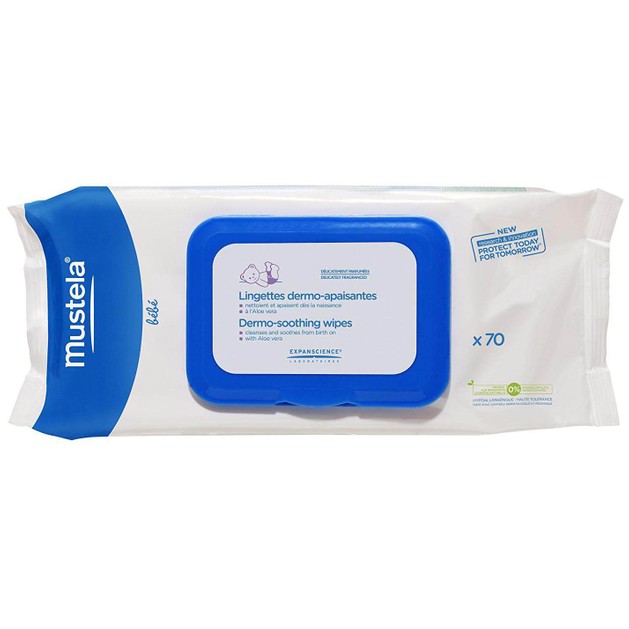Mustela Dermo-Soothing Wipes Μαντηλάκια Καθαρισμού για Αλλαγή Πάνας 70 Τεμάχια Mustela Dermo-Soothing Wipes Μαντηλάκια Καθαρισμού για Αλλαγή Πάνας 70 Τεμάχια