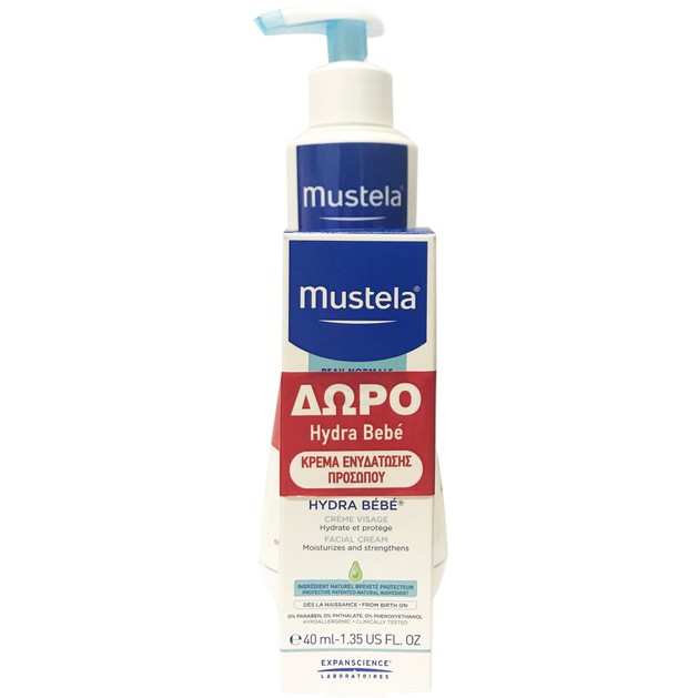 Mustela Πακέτο Προσφοράς Hydra Bebe Body Lotion 300ml & Δώρο Κρέμα Ενυδάτωσης Προσώπου 40ml Mustela Πακέτο Προσφοράς Hydra Bebe Body Lotion 300ml & Δώρο Κρέμα Ενυδάτωσης Προσώπου 40ml