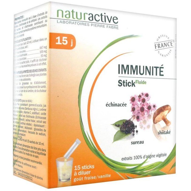 Naturactive Immunite Μοναδικός Συνδυασμός Σαμπούκου, Εχινάκειας & Σιτάκε για Δύναμη & Τόνωση του Ανοσοποιητικού 15sachets Naturactive Immunite Μοναδικός Συνδυασμός Σαμπούκου, Εχινάκειας & Σιτάκε για Δύναμη & Τόνωση του Ανοσοποιητικού 15sachets