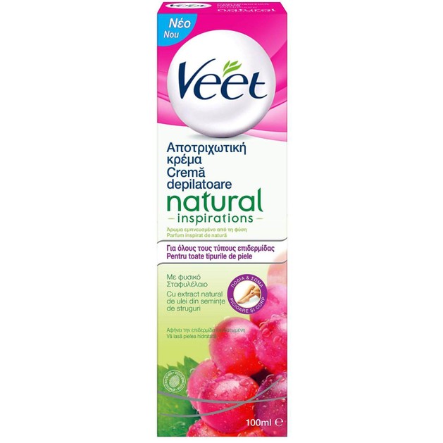 Veet Natural Inspirations Αποτριχωτική Κρέμα 100ml Veet Natural Inspirations Αποτριχωτική Κρέμα 100ml