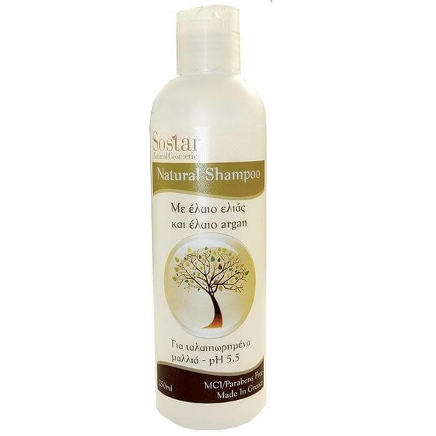 Sostar Shampoo Με Έλαιο Ελιάς & Argan 250ml Sostar Shampoo Με Έλαιο Ελιάς & Argan 250ml