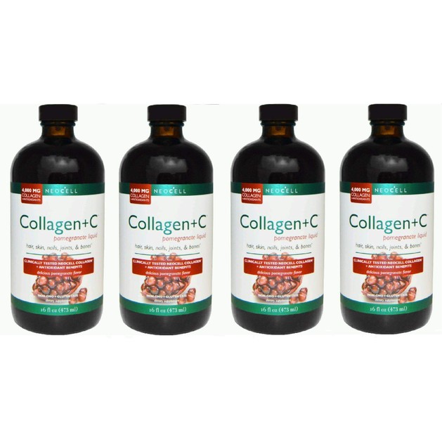 Collagen +C pomegranate Υγρό Πόσιμο Super Κολλαγόνο Neocell, Τύπου 1&3 με Βιταμίνη C, Ρόδι & 19 Αμινοξέα 4x 473ml Collagen +C pomegranate Υγρό Πόσιμο Super Κολλαγόνο Neocell, Τύπου 1&3 με Βιταμίνη C, Ρόδι & 19 Αμινοξέα 4x 473ml