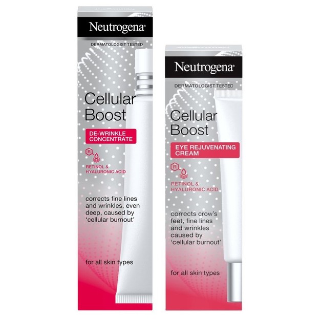 Neutrogena Πακέτο Προσφοράς Cellular Boost De-Wrinkle Concentrate Cream 30ml & Cellular Boost Eye Rejuvenating Cream 15ml Neutrogena Πακέτο Προσφοράς Cellular Boost De-Wrinkle Concentrate Cream 30ml & Cellular Boost Eye Rejuvenating Cream 15ml