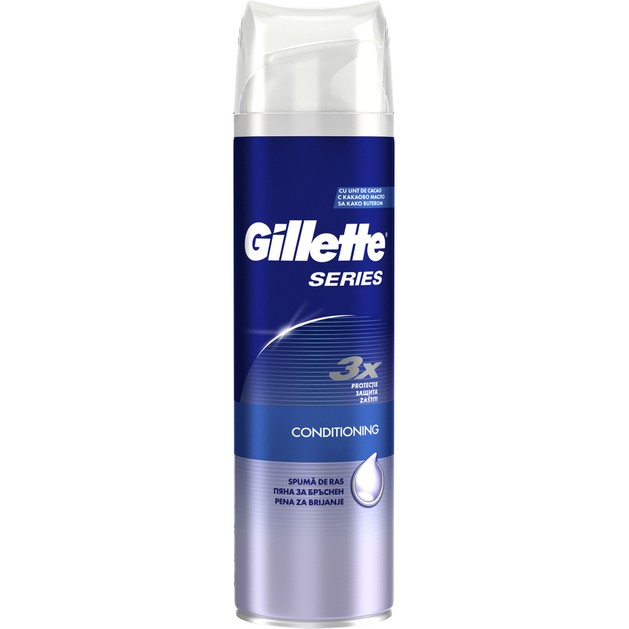 Gillette Series Αφρός Ξυρίσματος με Τριπλή Προστασία 250ml Gillette Series Αφρός Ξυρίσματος με Τριπλή Προστασία 250ml