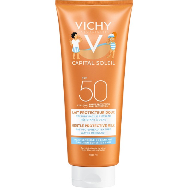 Vichy Capital Soleil Gentle Protective Milk Spf50, 300ml Vichy Capital Soleil Gentle Protective Milk Spf50, 300ml