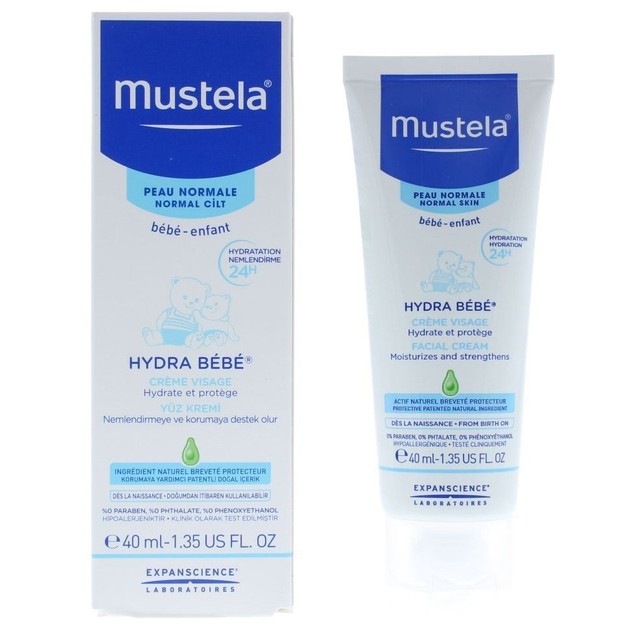 Mustela Hydra Bebe Face Cream, Ενυδατική Κρέμα Προσώπου Κανονικό Δέρμα 40ml Mustela Hydra Bebe Face Cream, Ενυδατική Κρέμα Προσώπου Κανονικό Δέρμα 40ml