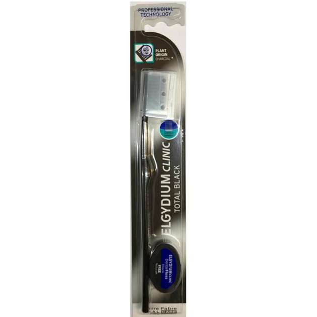 Δώρο Elgydium Clinic Total Black Οδοντόβουρτσα & Δώρο Dental Floss Black Νήμα Δοντιών Δώρο Elgydium Clinic Total Black Οδοντόβουρτσα & Δώρο Dental Floss Black Νήμα Δοντιών