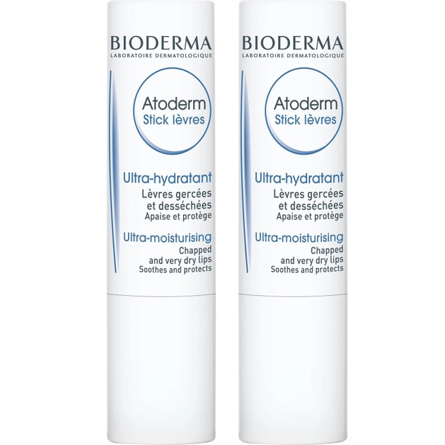 Bioderma Πακέτο Προσφοράς Atoderm Levres Stick Hydratant Ενυδατικό Stick για Αφυδατωμένα και Ταλαιπωρημένα Χείλη 2x4g Bioderma Πακέτο Προσφοράς Atoderm Levres Stick Hydratant Ενυδατικό Stick για Αφυδατωμένα και Ταλαιπωρημένα Χείλη 2x4g