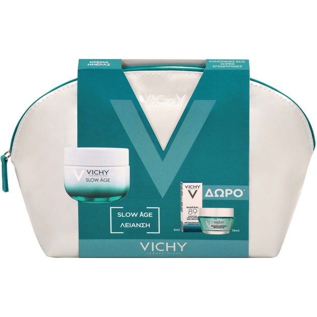 Vichy Πακέτο Προσφοράς Slow Age Balm 50ml & Δώρο Masque Mineral Desalterant 15ml & Mineral 89 5ml Vichy Πακέτο Προσφοράς Slow Age Balm 50ml & Δώρο Masque Mineral Desalterant 15ml & Mineral 89 5ml