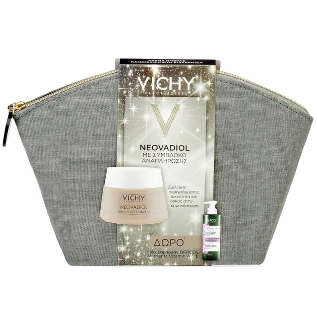 Vichy Πακέτο Προσφοράς Neovadiol Καν/Μικτή 50ml & Δώρο Dercos Nutrients Vitamin A.C.E Ενυδατικό Σαμπουάν Λάμψης 100ml Vichy Πακέτο Προσφοράς Neovadiol Καν/Μικτή 50ml & Δώρο Dercos Nutrients Vitamin A.C.E Ενυδατικό Σαμπουάν Λάμψης 100ml