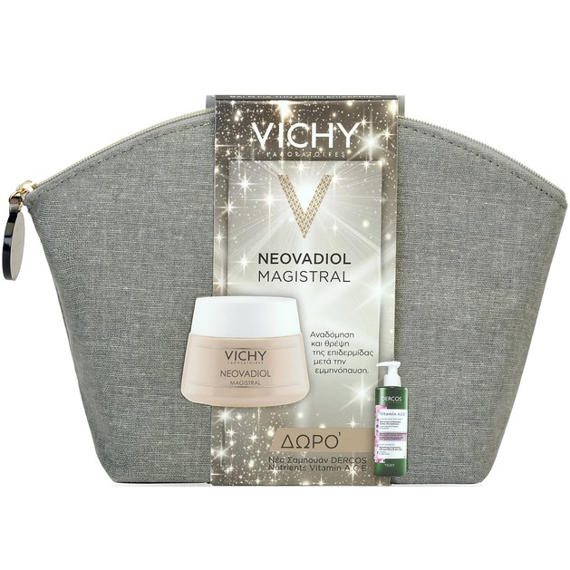 Vichy Πακέτο Προσφοράς Magistral, Ώριμες Επιδερμίδες 50ml & Δώρο Dercos Nutrients Vitamin A.C.E Ενυδατικό Σαμπουάν Λάμψης 100ml Vichy Πακέτο Προσφοράς Magistral, Ώριμες Επιδερμίδες 50ml & Δώρο Dercos Nutrients Vitamin A.C.E Ενυδατικό Σαμπουάν Λάμψης 100ml