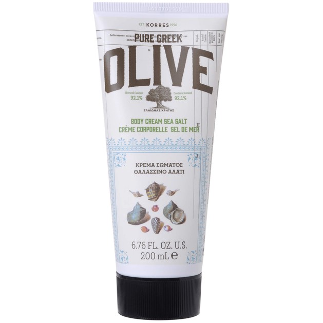 Korres Pure Greek Olive Body Cream Sea Salt Ενυδατική Κρέμα Σώματος με Θαλασσινό Αλάτι 200ml Korres Pure Greek Olive Body Cream Sea Salt Ενυδατική Κρέμα Σώματος με Θαλασσινό Αλάτι 200ml