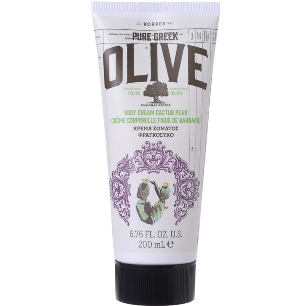 Korres Pure Greek Olive Body Cream Cactus Pear 200ml Korres Pure Greek Olive Body Cream Cactus Pear 200ml
