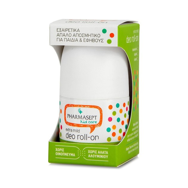 Pharmasept Kid Care Extra Mild Deo Roll-on Αποσμητικό για Παιδιά & Εφήβους 50ml Pharmasept Kid Care Extra Mild Deo Roll-on Αποσμητικό για Παιδιά & Εφήβους 50ml