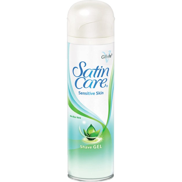 Gillette Gel Gillette Satin Care Pure & Delicate Gel Ξυρίσματος 200ml Gillette Gel Gillette Satin Care Pure & Delicate Gel Ξυρίσματος 200ml