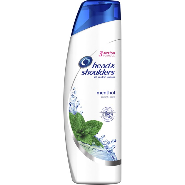 Head & Shoulders Anti-Dandruff Cool Menthol Shampoo Σαμπουάν Κατά της Πιτυρίδας με Μενθόλη για Φυσική Αίσθηση Δροσιάς 360ml Head & Shoulders Anti-Dandruff Cool Menthol Shampoo Σαμπουάν Κατά της Πιτυρίδας με Μενθόλη για Φυσική Αίσθηση Δροσιάς 360ml