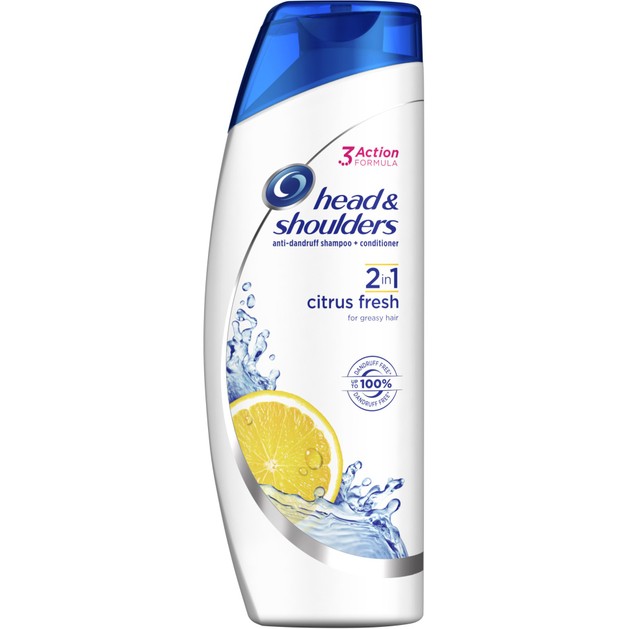 Head & Shoulders 2 σε 1 Αντιπιτυριδικό Σαμπουάν & Conditioner Citrus Fresh με Λεμόνι για Αίσθηση Φρεσκάδας 360ml Head & Shoulders 2 σε 1 Αντιπιτυριδικό Σαμπουάν & Conditioner Citrus Fresh με Λεμόνι για Αίσθηση Φρεσκάδας 360ml
