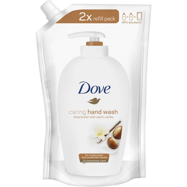 Dove Caring Hand Wash Refill Pack Shea Butter With Warm Vanilla Υγρό Κρεμοσάπουνο Χεριών με Άρωμα Βανίλιας Ανταλλακτικό 500ml Dove Caring Hand Wash Refill Pack Shea Butter With Warm Vanilla Υγρό Κρεμοσάπουνο Χεριών με Άρωμα Βανίλιας Ανταλλακτικό 500ml