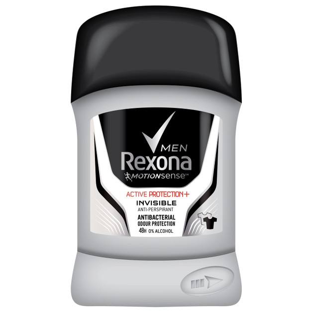 Rexona Men Anti-Perspirant Stick Active Protection Invisible 48h Ανδρικό Αντιιδρωτικό Στικ,48ωρη Προστασία Χωρίς Λευκά Ίχνη 50ml Rexona Men Anti-Perspirant Stick Active Protection Invisible 48h Ανδρικό Αντιιδρωτικό Στικ,48ωρη Προστασία Χωρίς Λευκά Ίχνη 50ml