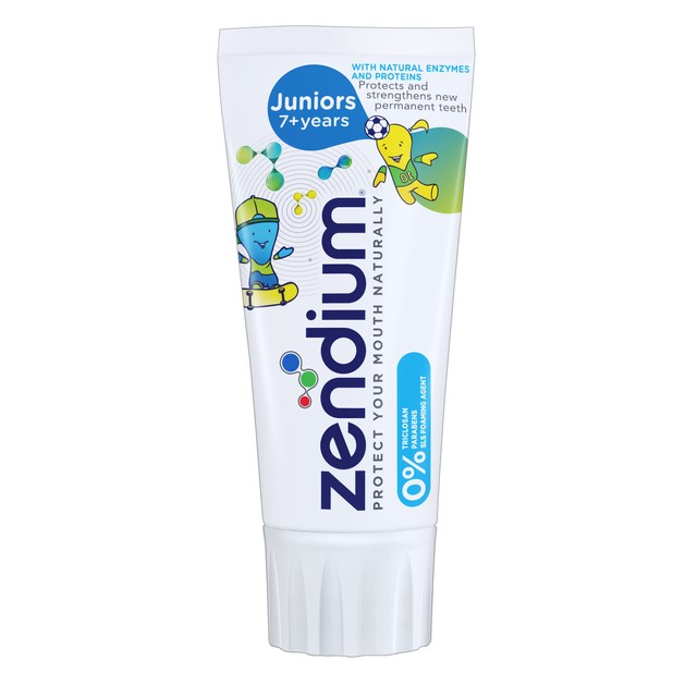 Zendium Juniors Toothpaste Παιδική Οδοντόκρεμα με Φυσικά Ένζυμα & Πρωτεΐνες, Χωρίς Paraben, 7+ Ετών 50ml Zendium Juniors Toothpaste Παιδική Οδοντόκρεμα με Φυσικά Ένζυμα & Πρωτεΐνες, Χωρίς Paraben, 7+ Ετών 50ml