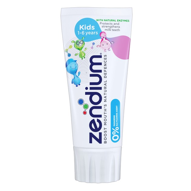 Zendium Kids Toothpaste Παιδική Οδοντόκρεμα με Φυσικά Ένζυμα & Χωρίς Paraben, 1-6 Ετών 50ml Zendium Kids Toothpaste Παιδική Οδοντόκρεμα με Φυσικά Ένζυμα & Χωρίς Paraben, 1-6 Ετών 50ml