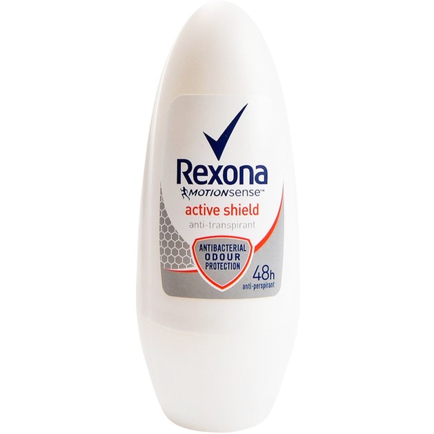 Rexona Anti-Transpirant Roll On Active Shield 48h Αποσμητικό, 48ωρη Προστασία από την Κακοσμία & τα Βακτήρια 50ml Rexona Anti-Transpirant Roll On Active Shield 48h Αποσμητικό, 48ωρη Προστασία από την Κακοσμία & τα Βακτήρια 50ml