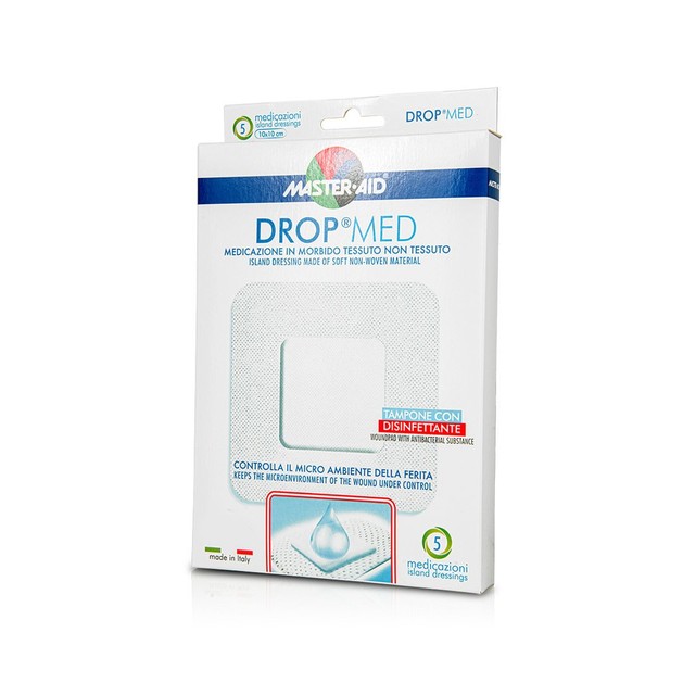 Master Aid Drop-Med Αυτοκόλλητες Αντικολλητικές Γάζες Master Aid Drop-Med Αυτοκόλλητες Αντικολλητικές Γάζες