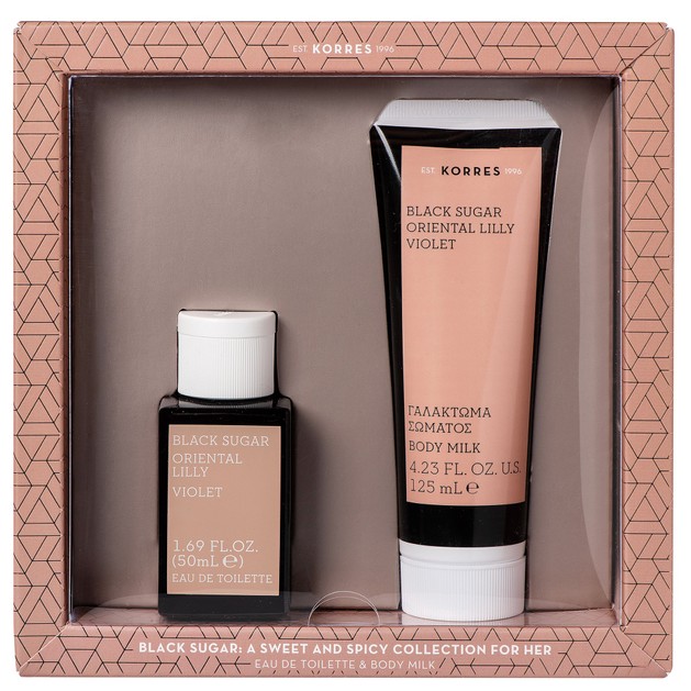 Korres Πακέτο Προσφοράς Black Sugar Eau De Toilette 50ml & Δώρο Body Milk 125ml Korres Πακέτο Προσφοράς Black Sugar Eau De Toilette 50ml & Δώρο Body Milk 125ml