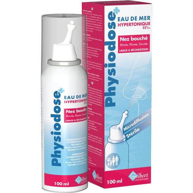 Physiodose Υπέρτονο Θαλασσινό Νερό 100ml Physiodose Υπέρτονο Θαλασσινό Νερό 100ml