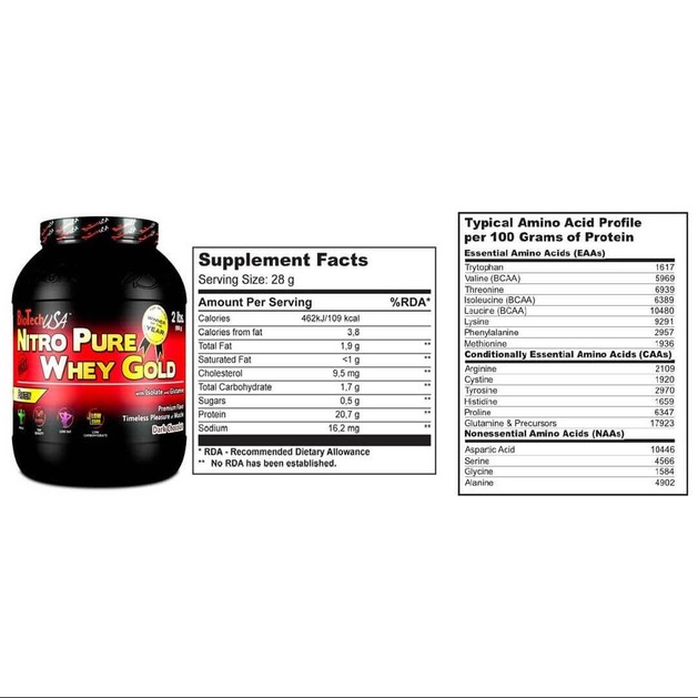 Biotech Usa Nitro Pure Whey Gold Πρωτεΐνη Ορού Γάλακτος 908gr Biotech Usa Nitro Pure Whey Gold Πρωτεΐνη Ορού Γάλακτος 908gr
