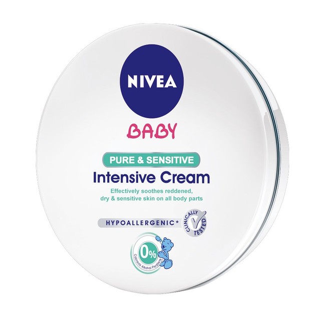 Nivea Baby Pure & Sensitive Intensive Cream Βρεφική Κρέμα για την Ερεθισμένη Ξηρή & Ευαίσθητη Επιδερμίδα 150ml Nivea Baby Pure & Sensitive Intensive Cream Βρεφική Κρέμα για την Ερεθισμένη Ξηρή & Ευαίσθητη Επιδερμίδα 150ml