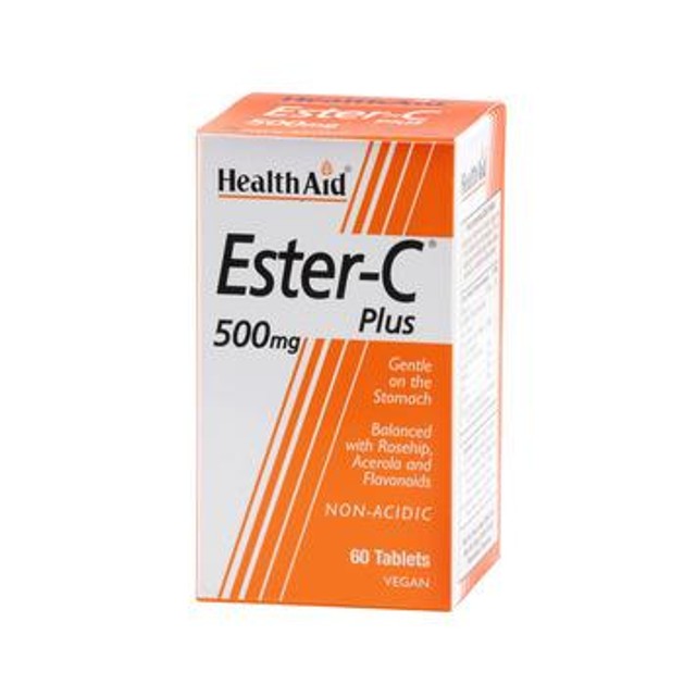 Health Aid Ester - C Plus 500mg With Bioflavonoids 60tabs Health Aid Ester - C Plus 500mg With Bioflavonoids 60tabs