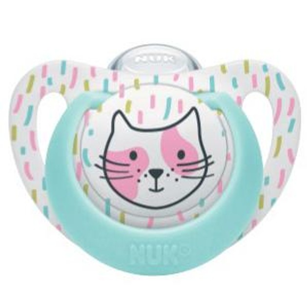 Nuk Genius Color Πιπίλα Σιλικόνης με Κρίκο 1τμχ Nuk Genius Color Πιπίλα Σιλικόνης με Κρίκο 1τμχ