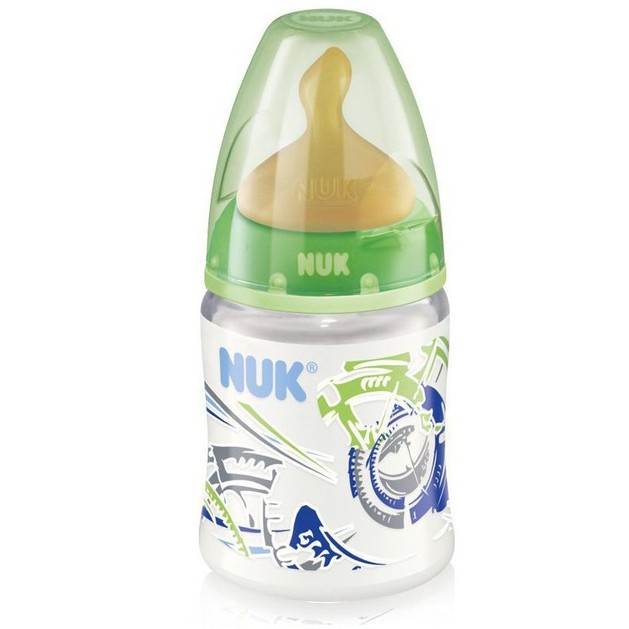 Nuk First Choice Πλαστικό Μπιμπερό με Θηλή Καουτσούκ Μεγέθους 1 (0-6 Μηνών) Medium Οπή 150ml Nuk First Choice Πλαστικό Μπιμπερό με Θηλή Καουτσούκ Μεγέθους 1 (0-6 Μηνών) Medium Οπή 150ml