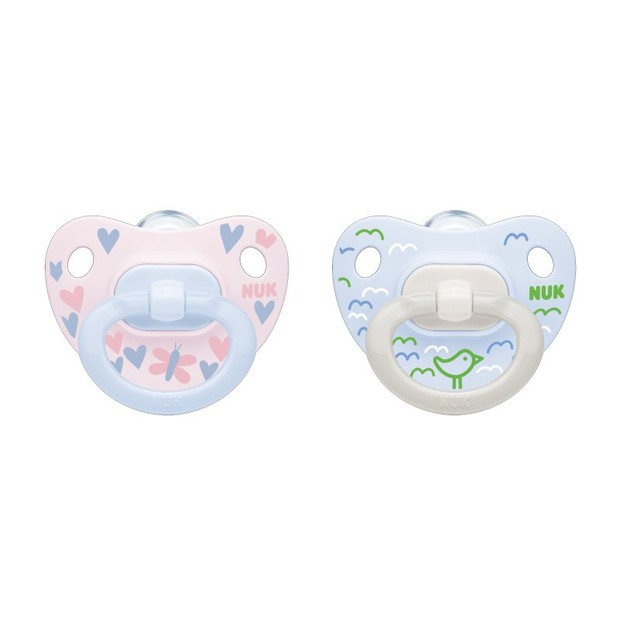 Nuk Classic Happy Days Πιπίλα Σιλικόνης 1 Τεμάχιο Nuk Classic Happy Days Πιπίλα Σιλικόνης 1 Τεμάχιο