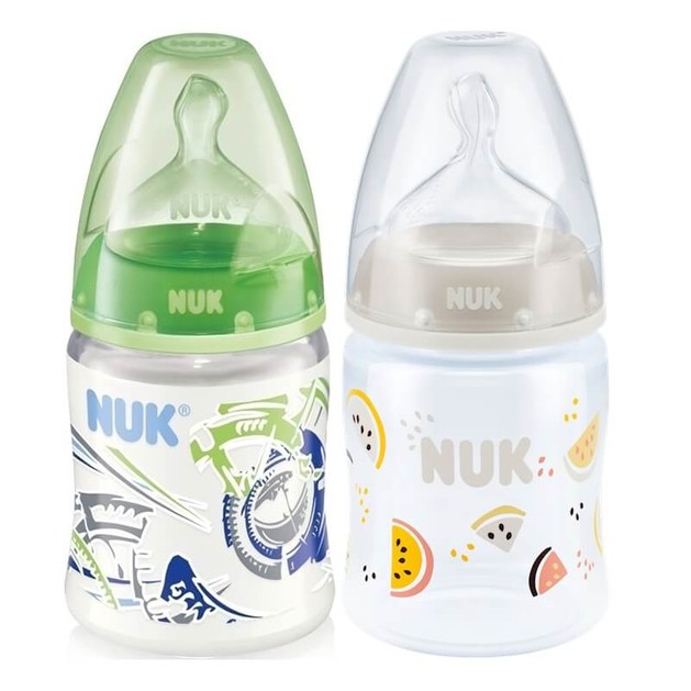 Nuk First Choice Plus Πλαστικό Μπιμπερό με Θηλή Σιλικόνης Μεγέθους 1 (0-6 Μηνών) Medium 150ml Nuk First Choice Plus Πλαστικό Μπιμπερό με Θηλή Σιλικόνης Μεγέθους 1 (0-6 Μηνών) Medium 150ml