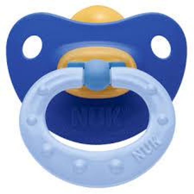NUK Classic Soft Πιπίλα Καουτσούκ Με Κρίκο Μεγέθη 1-3 NUK Classic Soft Πιπίλα Καουτσούκ Με Κρίκο Μεγέθη 1-3