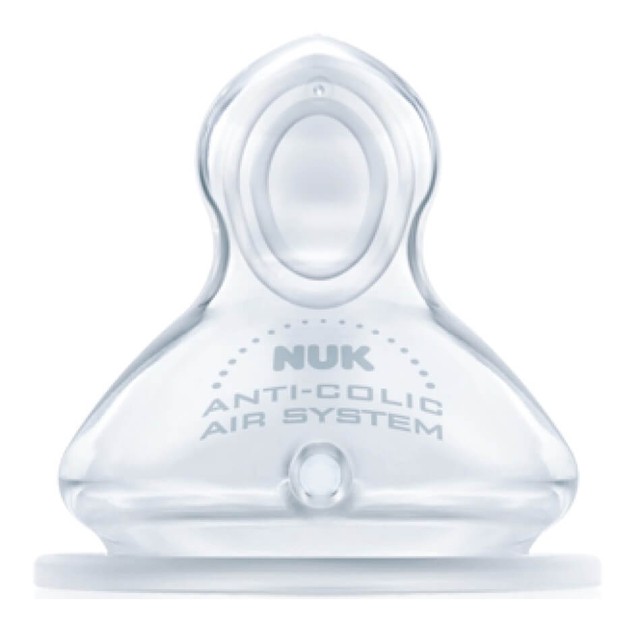 Nuk First Choice Plus Θηλή Σιλικόνης Μεγέθους 2 (6-18 Μηνών) Medium Οπή για Γάλα 1τμχ Nuk First Choice Plus Θηλή Σιλικόνης Μεγέθους 2 (6-18 Μηνών) Medium Οπή για Γάλα 1τμχ