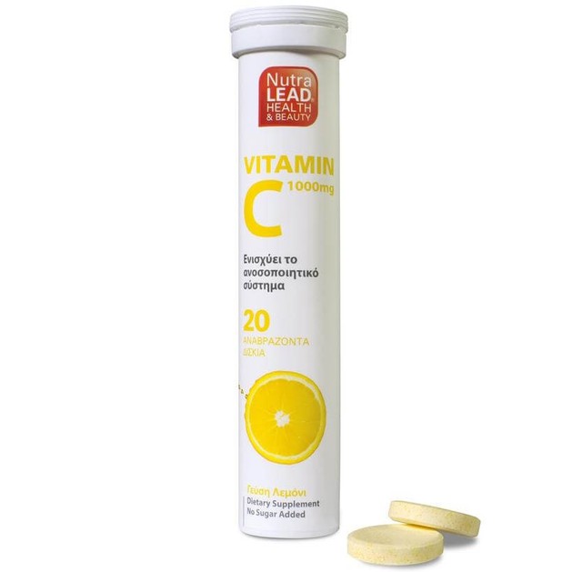 Nutralead Βιταμίνη C 1000mg 20 Αναβρ. Δισκία Nutralead Βιταμίνη C 1000mg 20 Αναβρ. Δισκία
