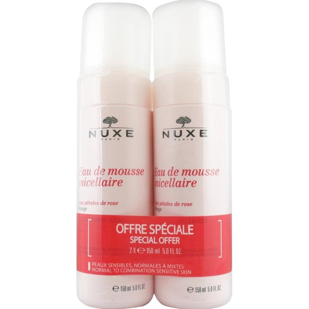 Nuxe Eau de Mousse Micellaire Αφρός Καθαρισμού Προσώπου 2x200ml 1+1 Δώρο Nuxe Eau de Mousse Micellaire Αφρός Καθαρισμού Προσώπου 2x200ml 1+1 Δώρο
