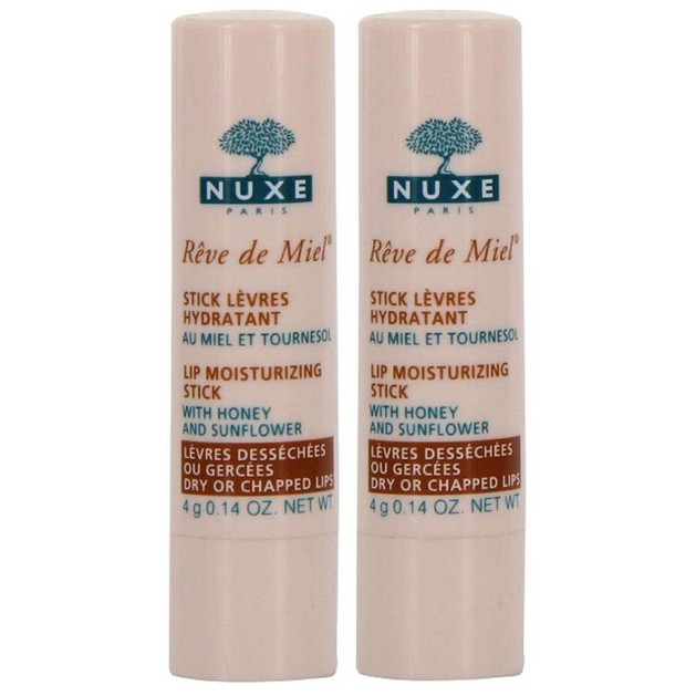Nuxe Πακέτο Προσφοράς Reve de Miel Stick Levres Lip Moisturizing Stick Ενυδάτωση Χειλιών με -50% στο 2ο Προιόν 2 x 4gr Nuxe Πακέτο Προσφοράς Reve de Miel Stick Levres Lip Moisturizing Stick Ενυδάτωση Χειλιών με -50% στο 2ο Προιόν 2 x 4gr