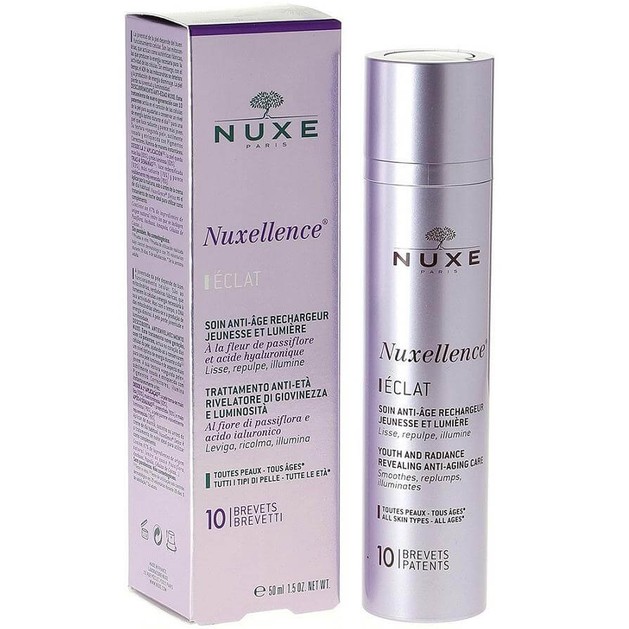 Nuxe Nuxellence Eclat Αντιγήραντική Κρέμα Ημέρας, Επαναφέρει τη Λάμψη της Επιδερμίδας Προσφορά -30% 50ml Nuxe Nuxellence Eclat Αντιγήραντική Κρέμα Ημέρας, Επαναφέρει τη Λάμψη της Επιδερμίδας Προσφορά -30% 50ml
