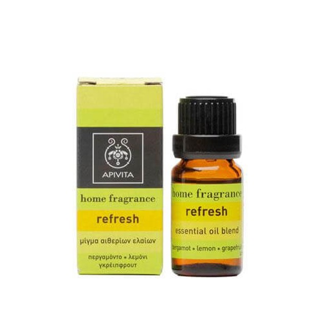 Apivita Essential Oil Blend Refresh Με Περγαμόντο & Λεμόνι 10ml Apivita Essential Oil Blend Refresh Με Περγαμόντο & Λεμόνι 10ml