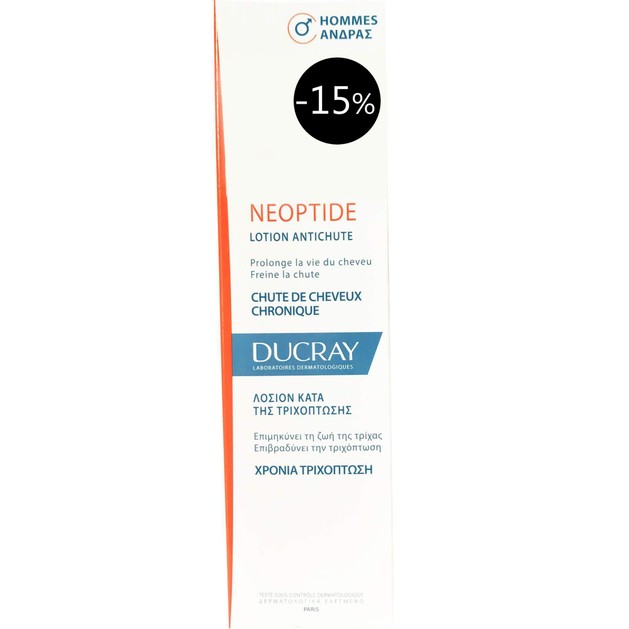 Ducray Neoptide Lotion Antichute Lotion Αγωγής Κατά της Προοδευτικής Τριχόπτωσης στον Άνδρα 100ml Promo -15% Ducray Neoptide Lotion Antichute Lotion Αγωγής Κατά της Προοδευτικής Τριχόπτωσης στον Άνδρα 100ml Promo -15%