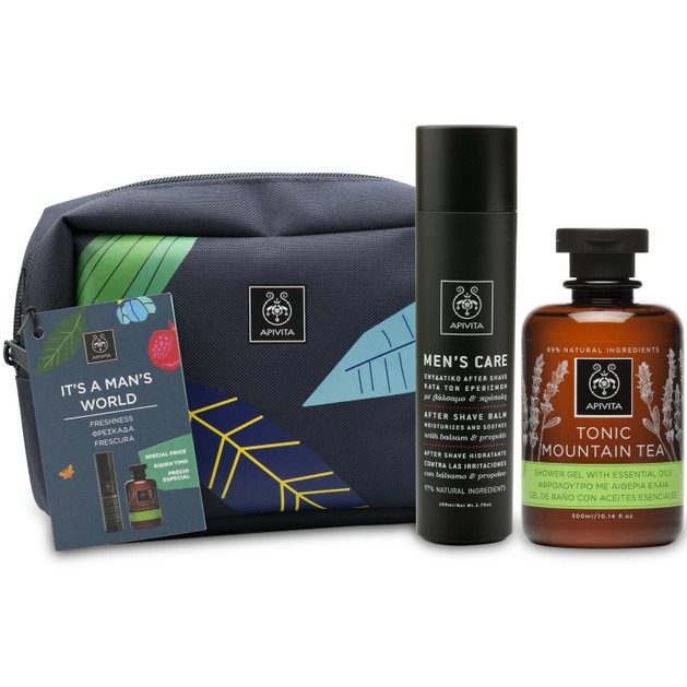 Apivita Mens Care After Shave Balm Ενυδατικό After Shave Κατά των Ερεθισμών 100ml & Tonic Mountain Tea Shower Gel 300ml Apivita Mens Care After Shave Balm Ενυδατικό After Shave Κατά των Ερεθισμών 100ml & Tonic Mountain Tea Shower Gel 300ml
