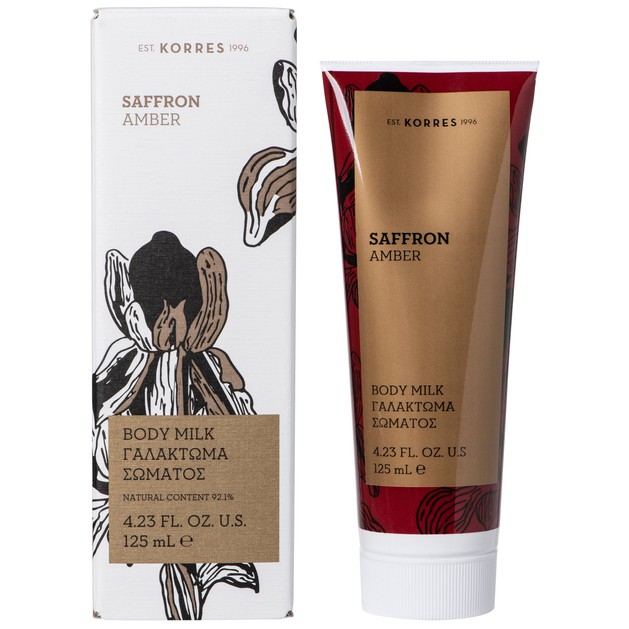 Korres Saffron Amber Body Milk Γαλάκτωμα Σώματος για την Γυναικεία Επιδερμίδα 125ml Korres Saffron Amber Body Milk Γαλάκτωμα Σώματος για την Γυναικεία Επιδερμίδα 125ml