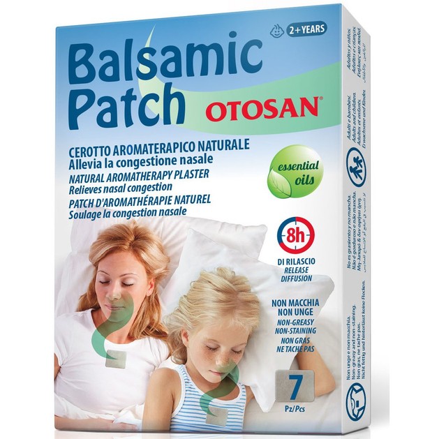 Otosan Balsamic Patch Φυσικό Επίθεμα Αρωματοθεραπείας, Καταπραΰνει από την Ρινική Συμφόρηση 7 Patches Otosan Balsamic Patch Φυσικό Επίθεμα Αρωματοθεραπείας, Καταπραΰνει από την Ρινική Συμφόρηση 7 Patches