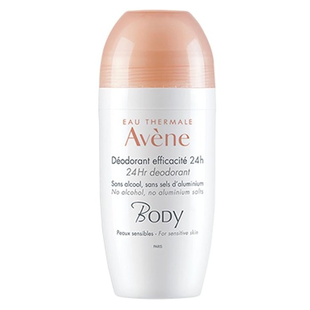 Avene Body Deodorant Roll-On Efficacite 24h, 50ml Avene Body Deodorant Roll-On Efficacite 24h, 50ml