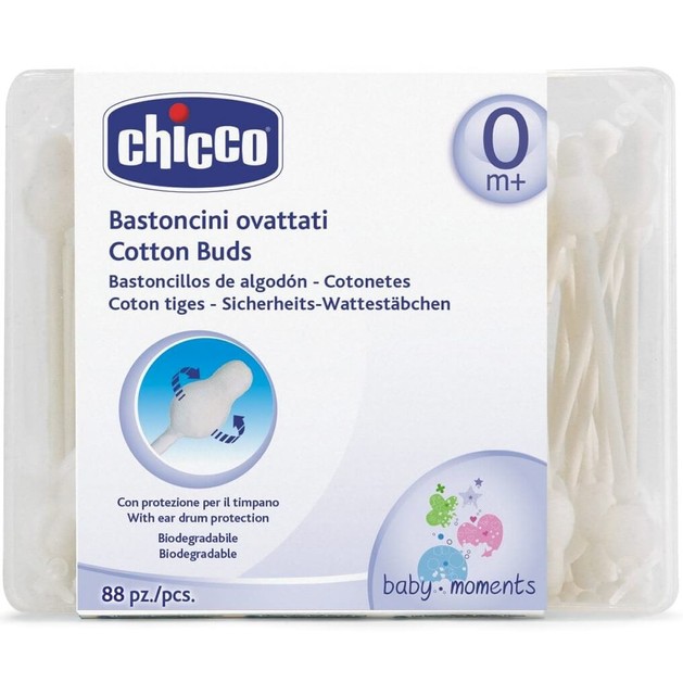 Chicco Ωτοκαθαριστές Ασφαλείας 88τμχ Chicco Ωτοκαθαριστές Ασφαλείας 88τμχ